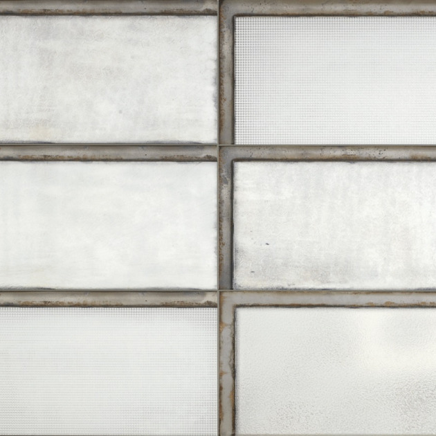 Industrial Glass White plytelės