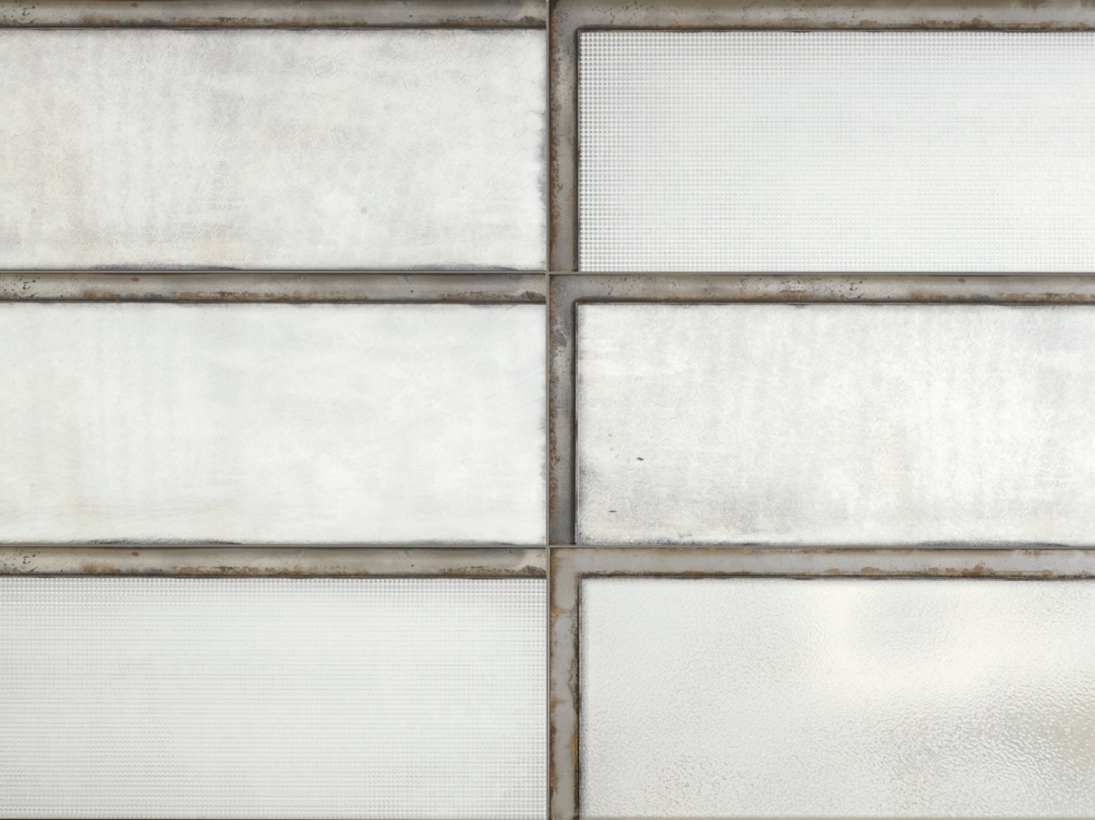 Industrial Glass White plytelės
