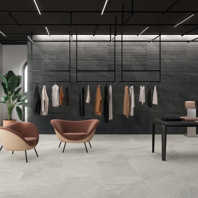 Shale Dark Ribbed plytelės (2)