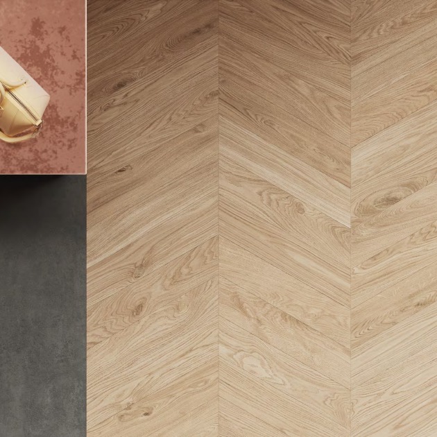 Mimesis Ecru Chevron plytelės (3)