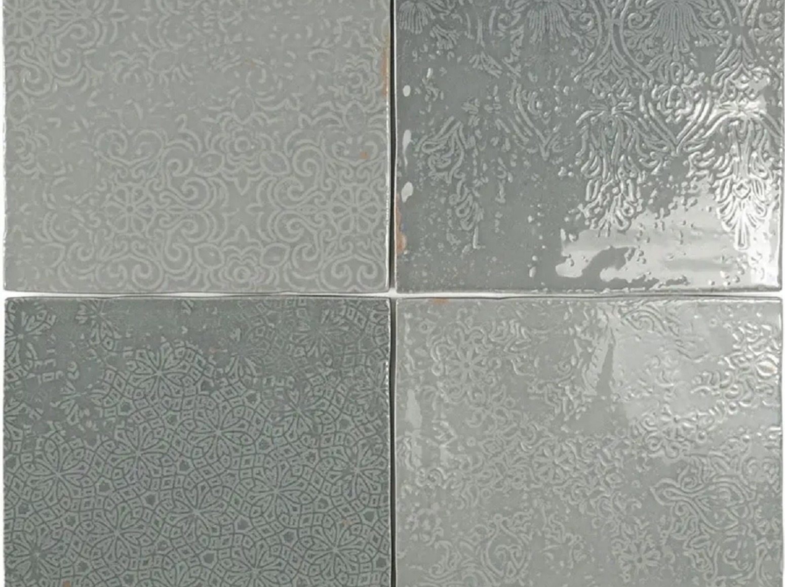 Zellige Decor Grey Gloss plytelės