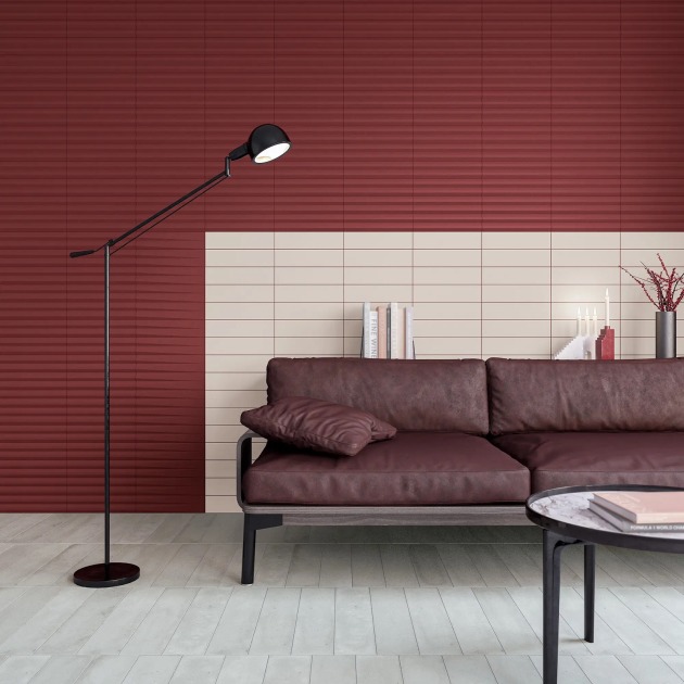 Stripes Garnet plytelės (2)