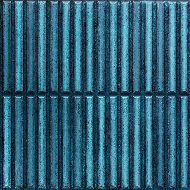 Homey Stripes Blue Glossy plytelės (3)