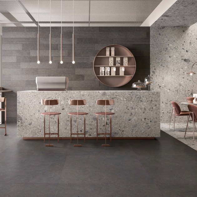 Silver Grain Dark plytelės (2)