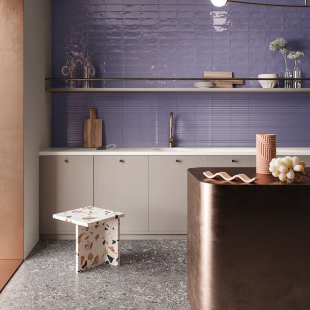 Brick Plisse Lux Lavanda plytelės (2)