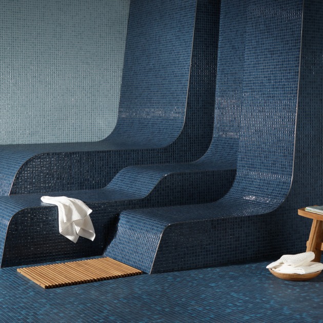 2,5x2,5cm Amano Pure Blue glossy keraminė mozaika (4)