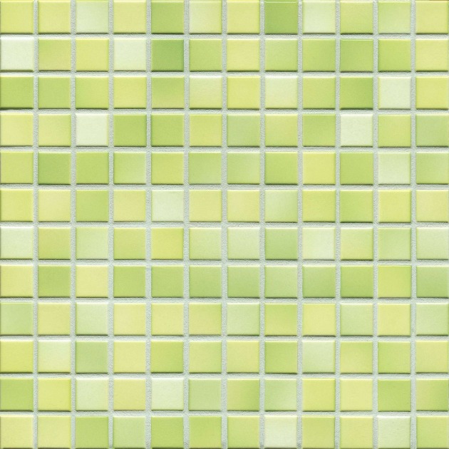 2,5x2,5cm Fresh Lime Green-Mix keraminė mozaika (2)