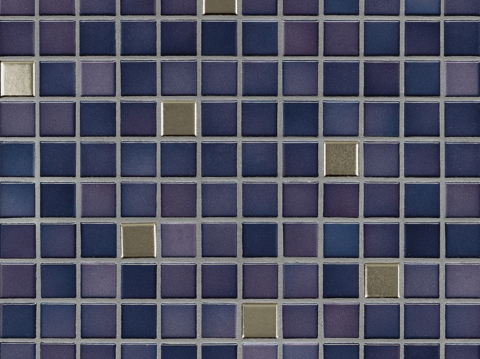 2,5x2,5cm Fresh Vivid Violet-mix Metallic keraminė mozaika
