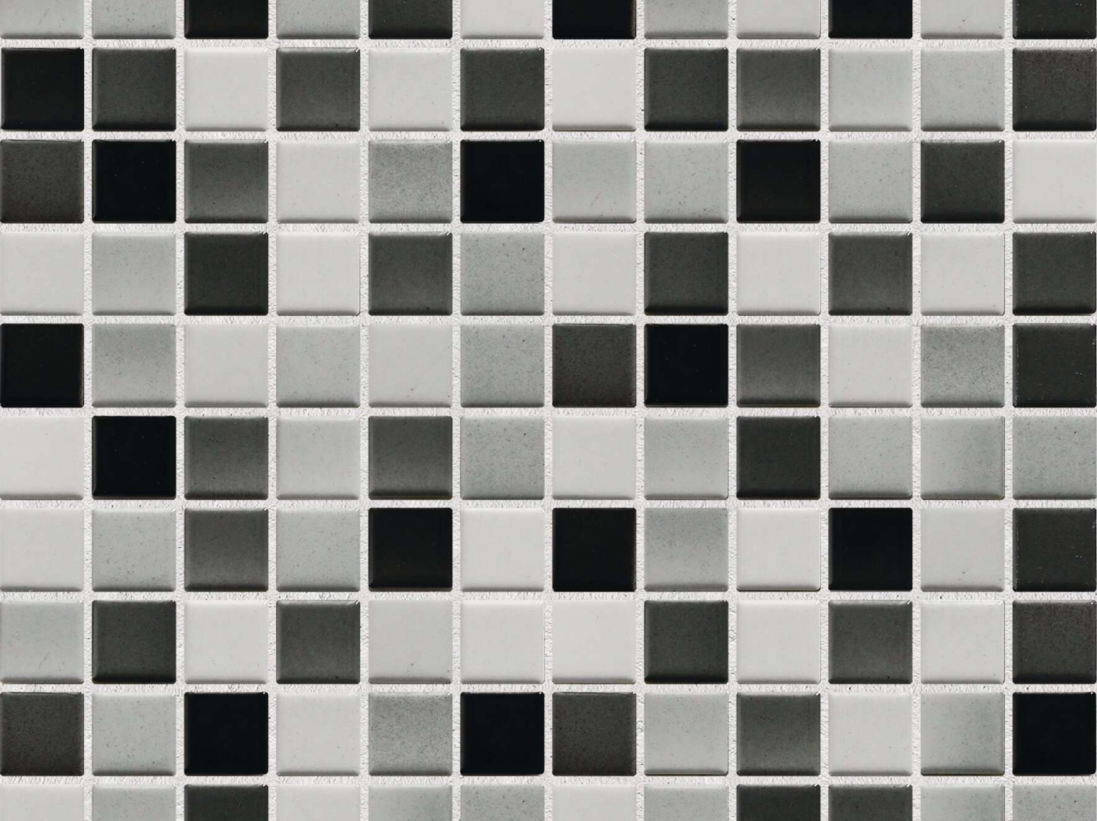 2,5x2,5cm Fresh White Grey Mix keraminė mozaika