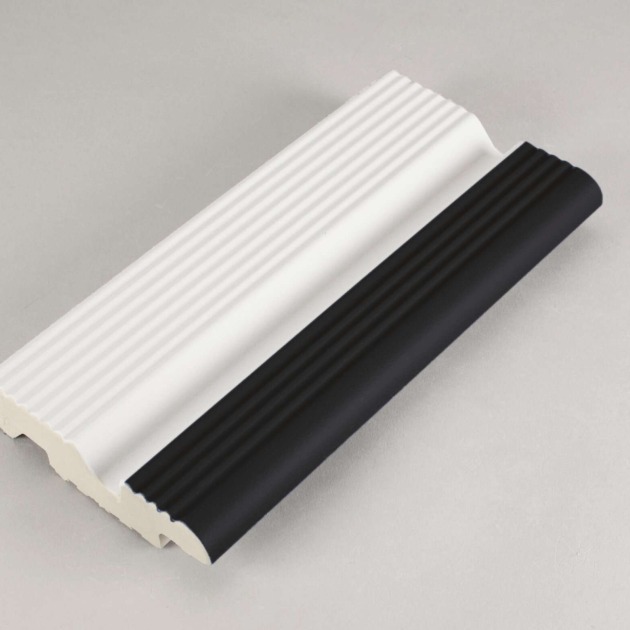 Active white / deep black Finland baseino krašto elementas