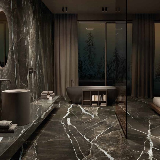 Calacatta Black Maxfine Marmi plytelės (2)