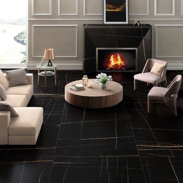 Sahara Noir Maxfine Marmi plytelės (2)