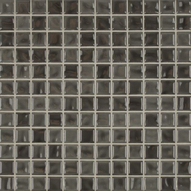 2,5x2,5cm Amano Anthracite glossy keraminė mozaika