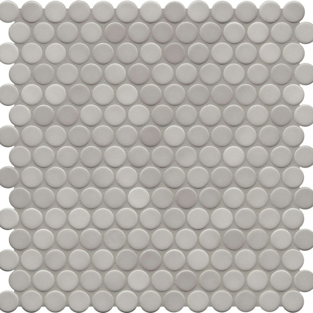 Apvali mozaika ᴓ2cm Light Diamond Grey (2)