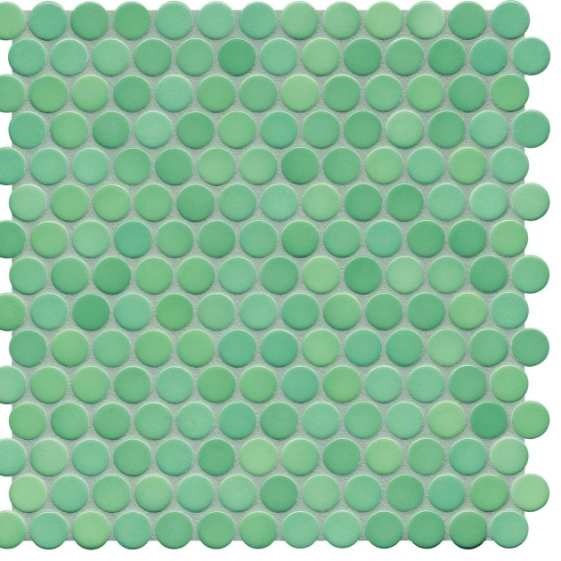 Apvali mozaika ᴓ2cm Sea green (2)