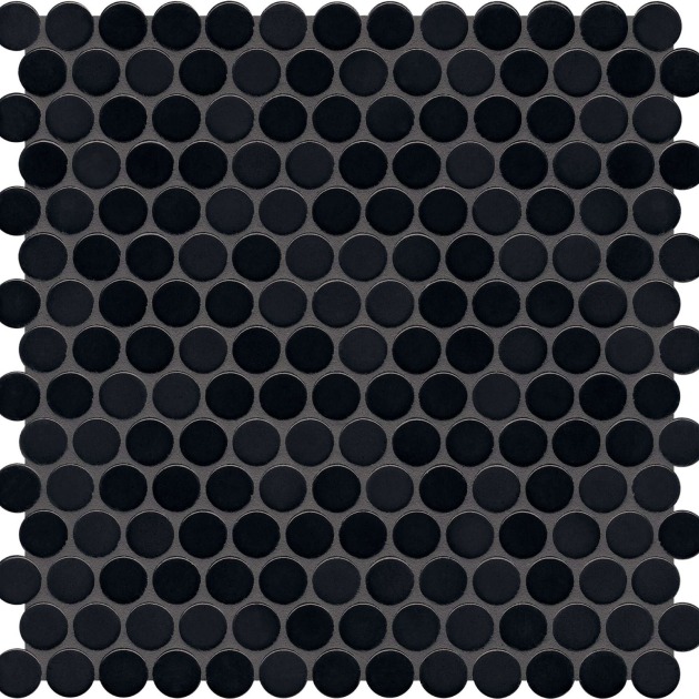 Apvali mozaika ᴓ2cm Night Black (2)