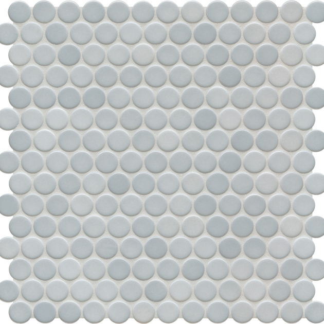 Apvali mozaika ᴓ2cm Denim