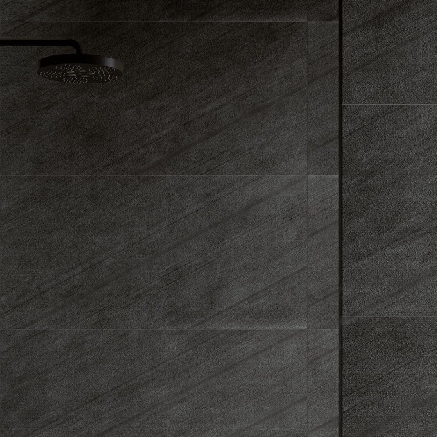 Baycliff Black Flamed plytelės (2)