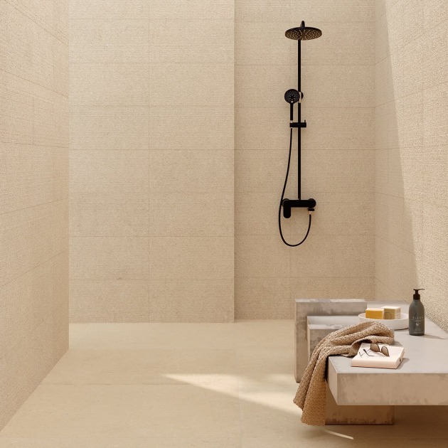 Limestone Beige Flamed plytelės (2)