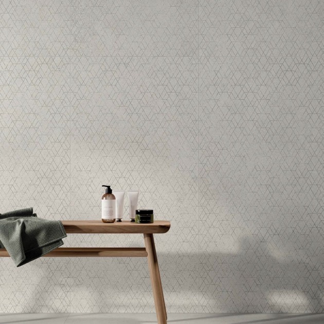 Grace Silver Weave plytelės (2)