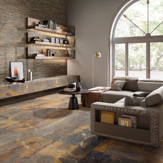 Fossil Brown Malevic plytelės (2)