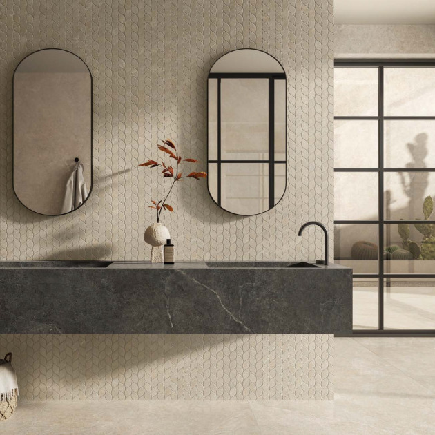 Limestone di Impronta Beige plytelės (2)