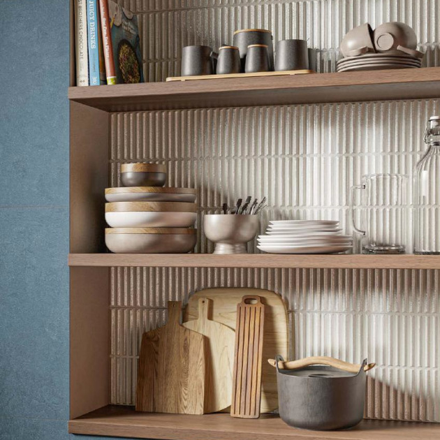 Homey Stripes White Glossy plytelės (2)