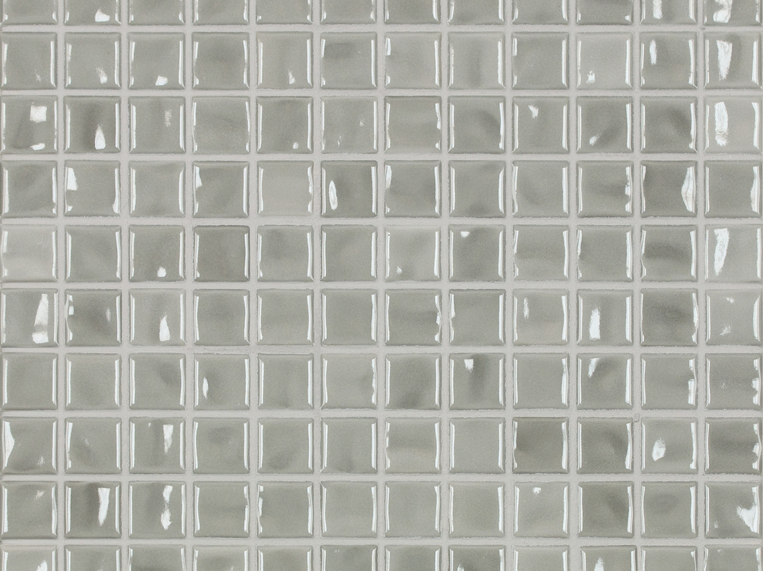 Mozaika 2,4x2,4cm Amano Light Gray glossy