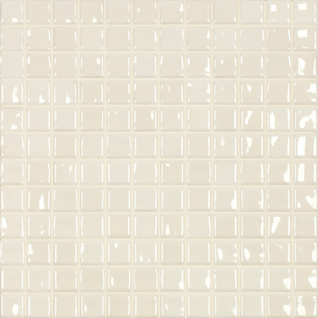 Mozaika 2,4x2,4cm Amano Creme glossy