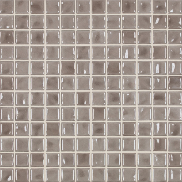 Mozaika 2,4x2,4cm Amano Taupe glossy