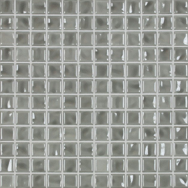Mozaika 2,4x2,4cm Amano Medium Gray glossy