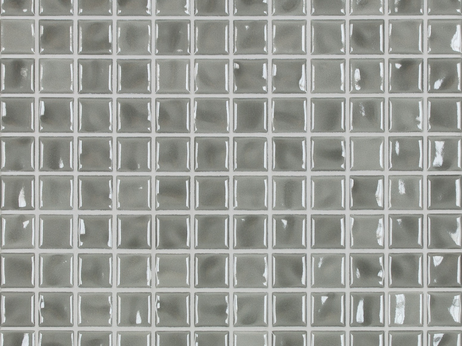 Mozaika 2,4x2,4cm Amano Medium Gray glossy
