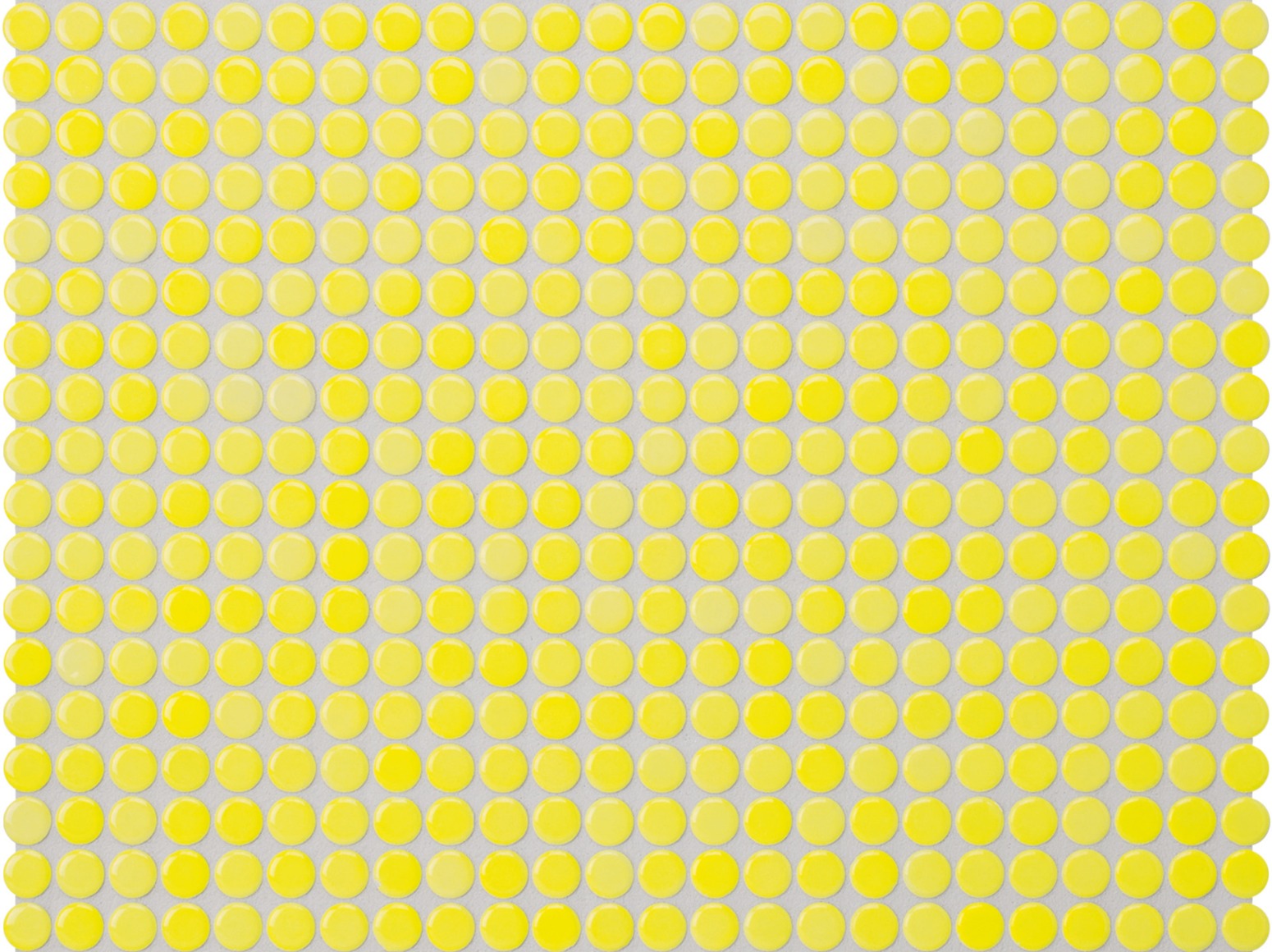 Apvali mozaika ᴓ1cm Lemon-Yellow