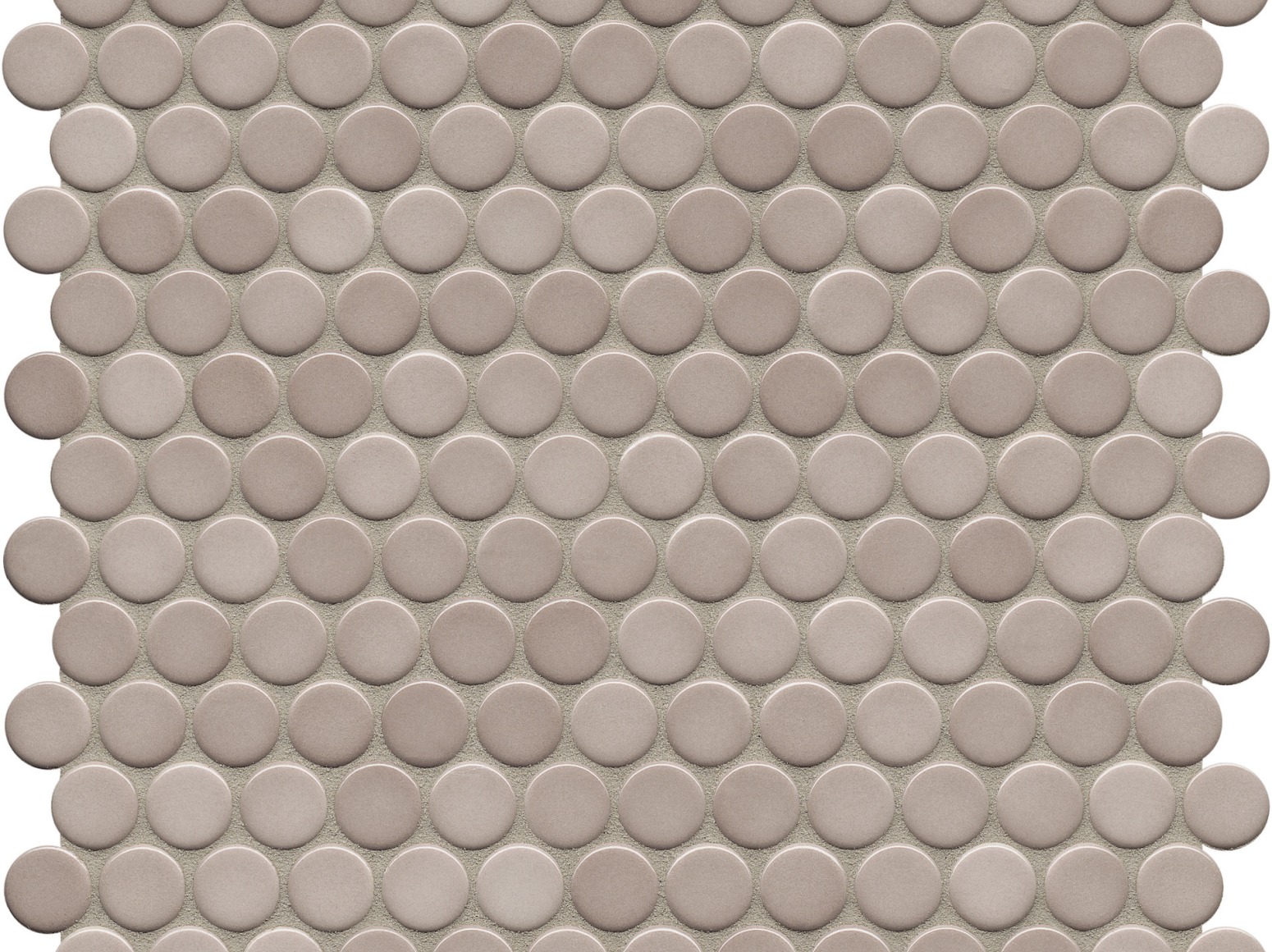 Apvali mozaika ᴓ2cm Ivory