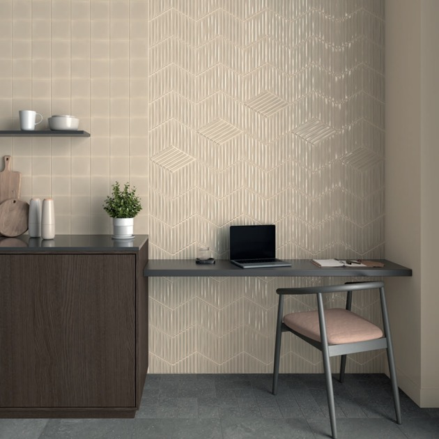 Spike Bars Greige Gloss plytelės (2)