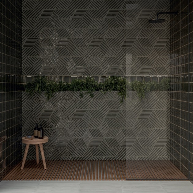 Spike Bars Ebony Gloss plytelės (2)