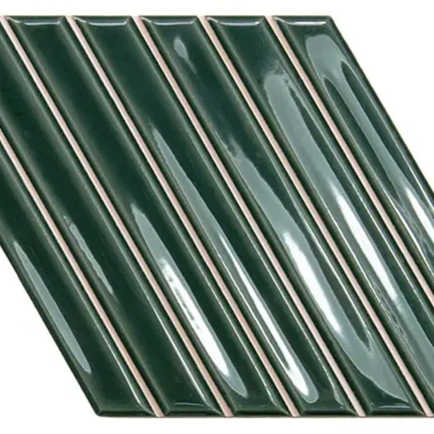 Spike Bars Royal Green Gloss plytelės (3)